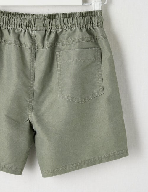 Mac & Ellie Volley Short, Acid Khaki product photo View 02 L