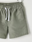 Mac & Ellie Volley Short, Acid Khaki product photo View 03 S