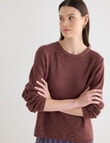 Jigsaw Sonar Short Sleeve Sweater, Mocha product photo