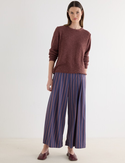 Jigsaw Sonar Short Sleeve Sweater, Mocha product photo View 03 L