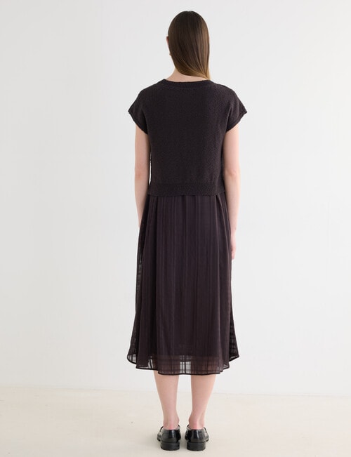 Jigsaw Reflect Dress, 2-Piece, Dark Chocolate product photo View 02 L