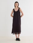 Jigsaw Reflect Dress, 2-Piece, Dark Chocolate product photo View 03 S