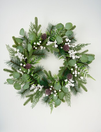 Christmas Shop White Berry Wreath, 61cm product photo