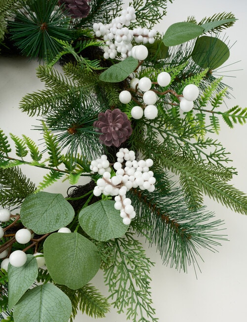 Christmas Shop White Berry Wreath, 61cm product photo View 03 L