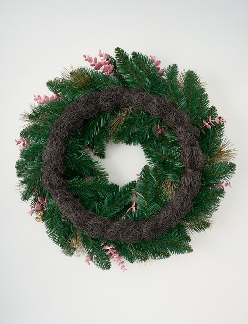 Christmas Shop Glitz and Blush Wreath, 61cm product photo View 04 L