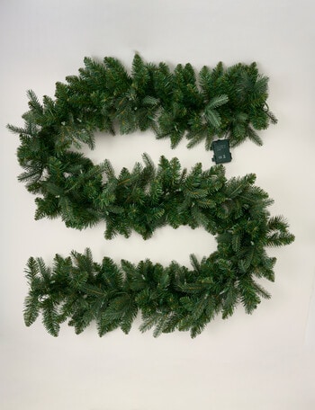 Christmas Shop Pre-Lit Faux Spruce Garland product photo