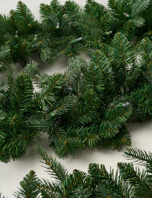 Christmas Shop Pre-Lit Faux Spruce Garland product photo View 04 L