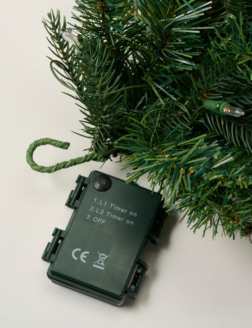 Christmas Shop Pre-Lit Faux Spruce Garland product photo View 07 L