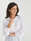 Ella J Romantic Top, White product photo
