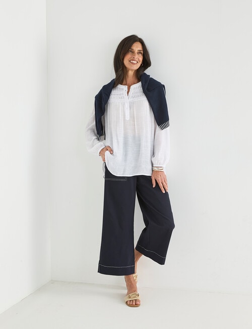 Ella J Romantic Top, White product photo View 03 L