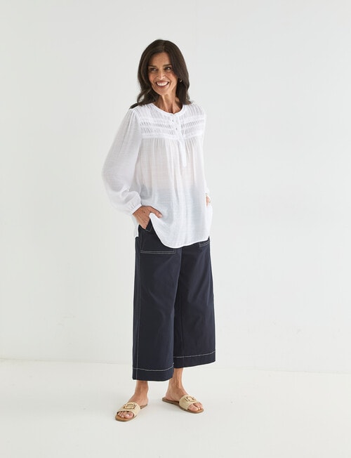 Ella J Romantic Top, White product photo View 05 L