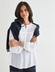 Ella J Romantic Top, White product photo View 06 S