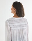 Ella J Romantic Top, White product photo View 07 S