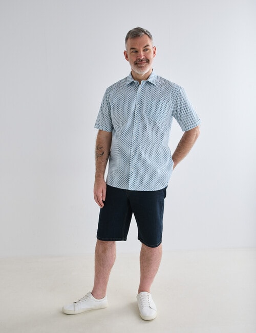 Chisel Marlin Short Sleeve Shirt, White product photo View 03 L