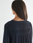 Ella J Romantic Top, Navy product photo View 05 S