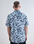 Chisel Floral Short Sleeve Shirt, White product photo View 02 S