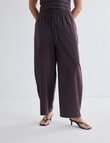 Mineral Eddie Barrel Pant, Chocolate product photo