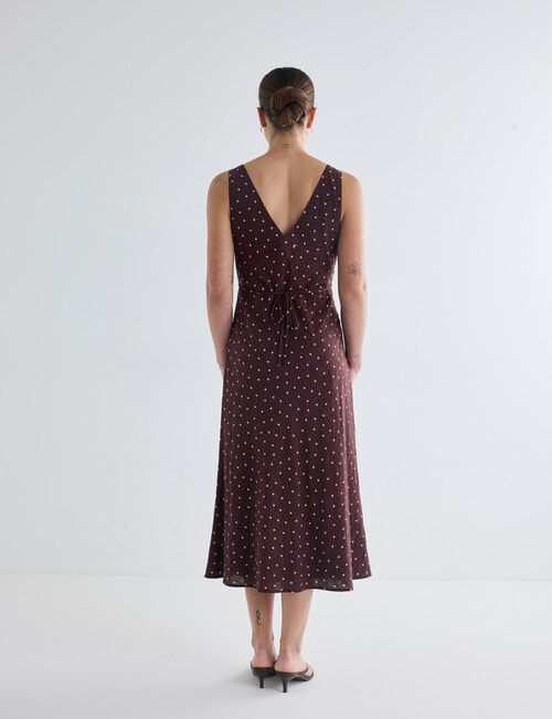 Mineral Marfa Midi Dress, Choc Spot product photo View 02 L