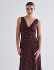 Mineral Marfa Midi Dress, Choc Spot product photo View 04 S