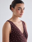 Mineral Marfa Midi Dress, Choc Spot product photo View 05 S