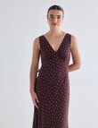 Mineral Marfa Midi Dress, Choc Spot product photo View 06 S