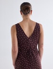 Mineral Marfa Midi Dress, Choc Spot product photo View 07 S