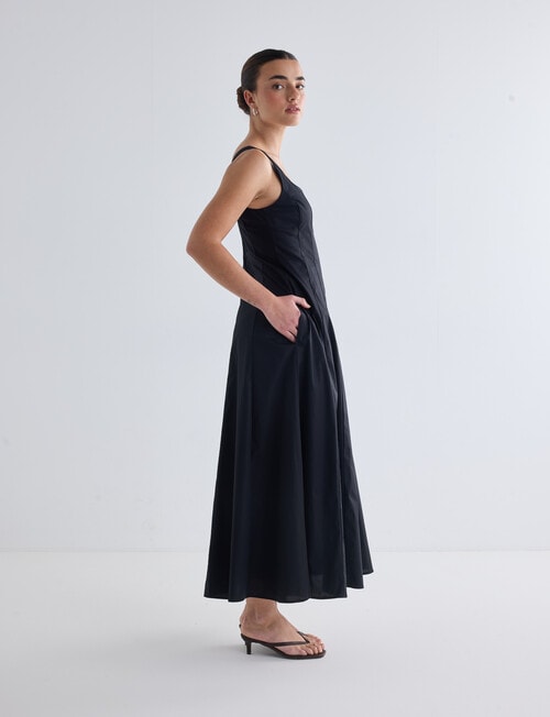 Mineral Lawny Dress, Black product photo View 03 L