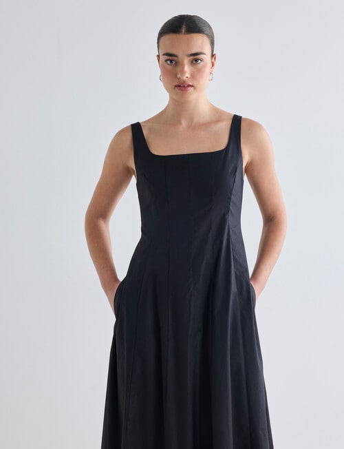 Mineral Lawny Dress, Black product photo View 04 L