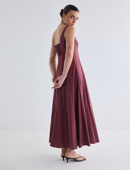 farmers formal dresses Mineral Lawny Dress, Mahogany Ladies dresses