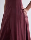 Mineral Lawny Dress, Mahogany product photo View 05 S