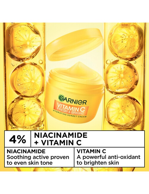 Garnier Vitamin C Hydrating Sorbet Cream, 85ml product photo View 03 L