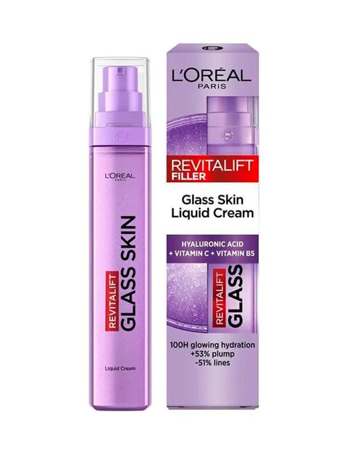 L'Oreal Paris Revitalift Filler Glass Skin Liquid Cream, 50ml product photo