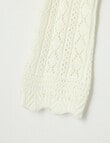 Switch Crochet Style Cardigan, Vanilla product photo View 03 S