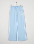 Switch New York Wide Leg Trackpant, Baby Blue & White product photo