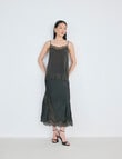 State of play Leila Lace Trim Skirt, Evergreen product photo View 03 S