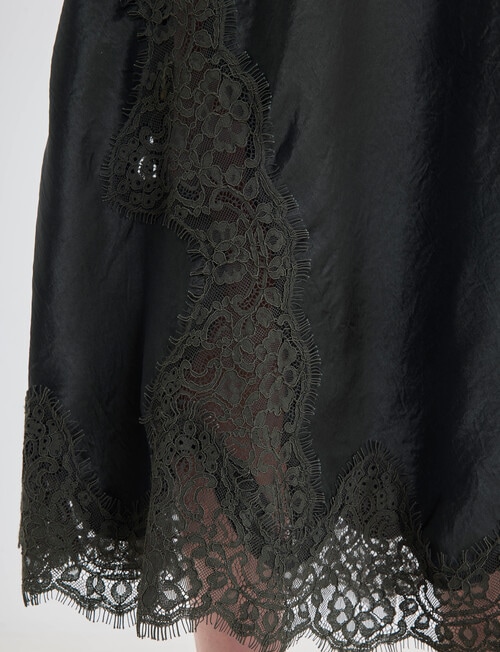 State of play Leila Lace Trim Skirt, Evergreen product photo View 04 L