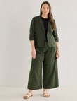 Whistle Ruched Sleeve Linen Blend Jacket, Gable product photo View 13 S
