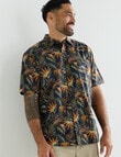 Kauri Trail Floral Print Short Sleeve Shirt, Multi product photo