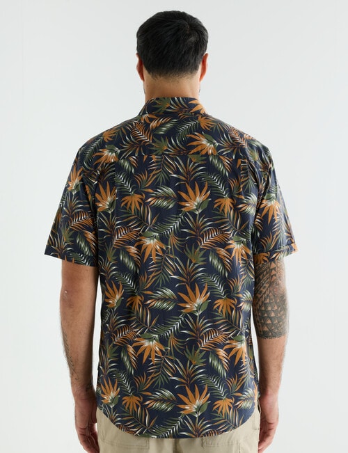 Kauri Trail Floral Print Short Sleeve Shirt, Multi product photo View 02 L