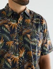 Kauri Trail Floral Print Short Sleeve Shirt, Multi product photo View 04 S