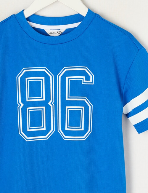 Mac & Ellie Basketball Short Sleeve Tee, Cobalt product photo View 02 L