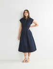 Whistle Denim Waist Dress, Dark Wash product photo View 03 S