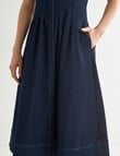 Whistle Denim Waist Dress, Dark Wash product photo View 05 S