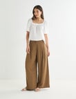 Whistle Wide Leg Crop, Biscuit product photo View 03 S