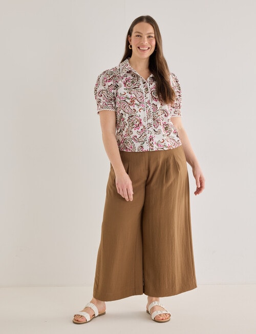 Whistle Wide Leg Crop, Biscuit product photo View 12 L