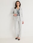 Oliver Black Long Sleeve Blazer, Moonstone product photo View 03 S