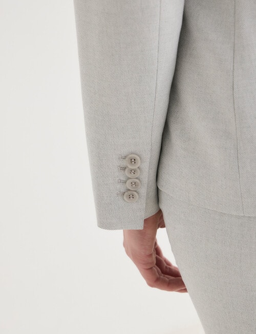 Oliver Black Long Sleeve Blazer, Moonstone product photo View 06 L