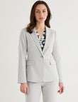 Oliver Black Long Sleeve Blazer, Moonstone product photo View 07 S
