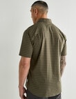 Kauri Trail Base Stretch Short Sleeve Shirt, Olive product photo View 02 S