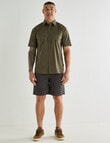 Kauri Trail Base Stretch Short Sleeve Shirt, Olive product photo View 03 S